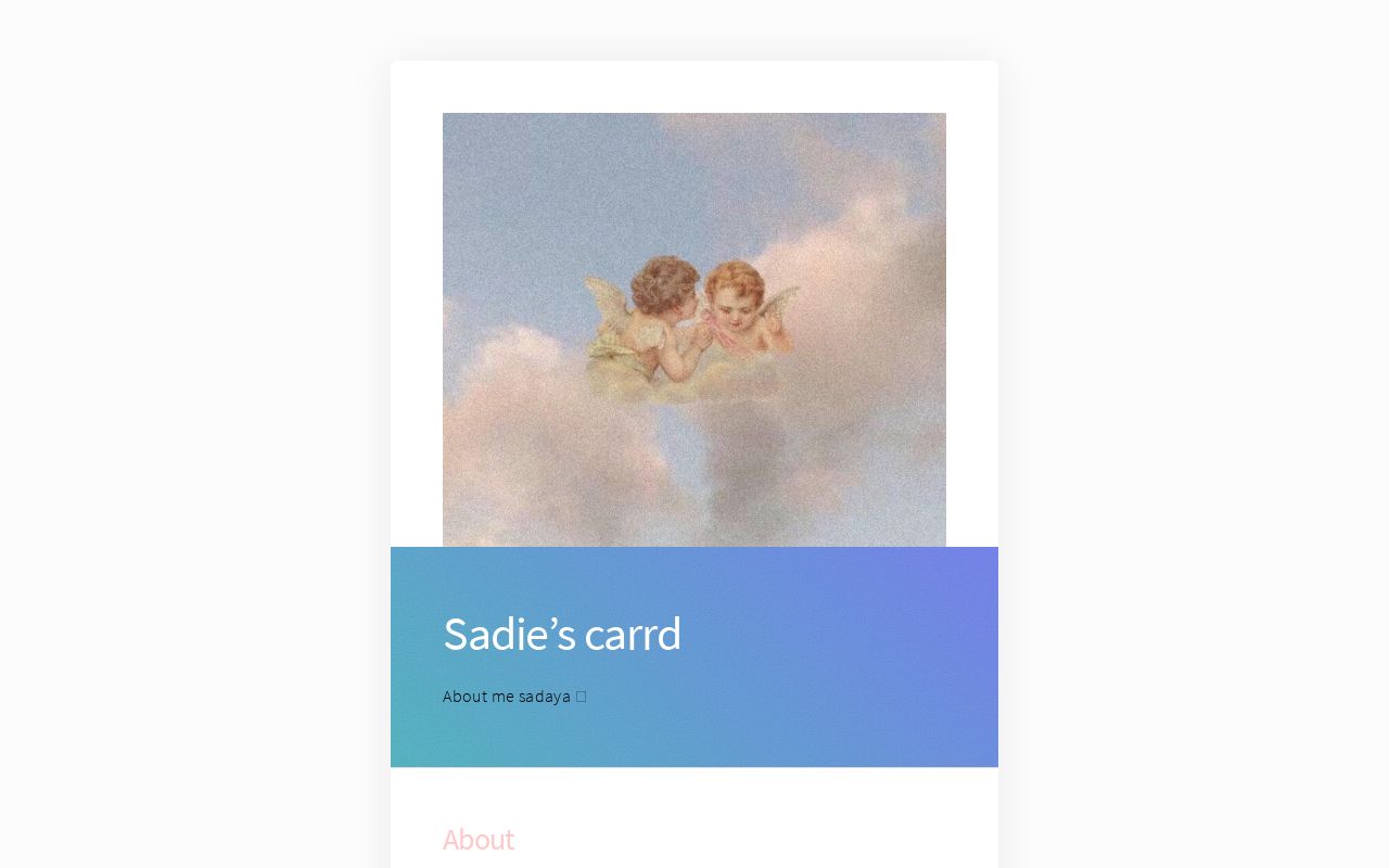 Carrd profile picture for @sadaya